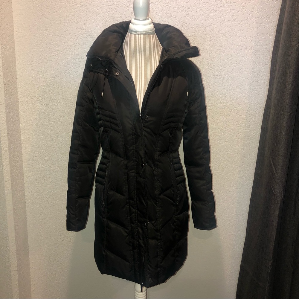 kenneth cole long puffy coat